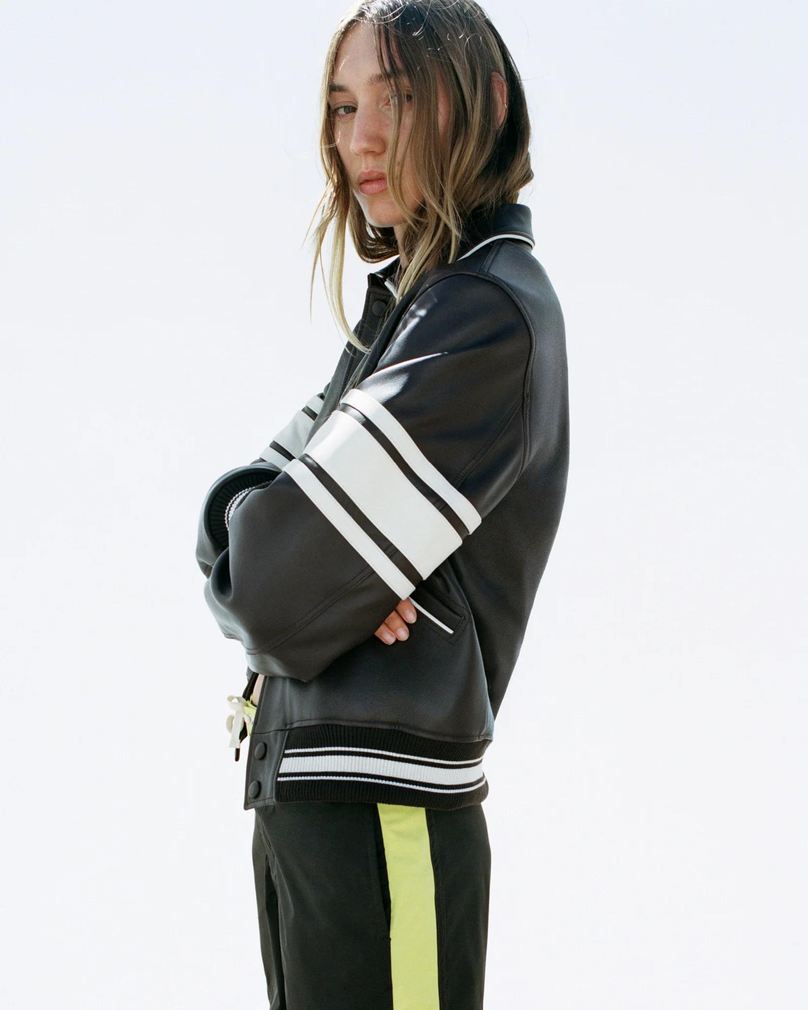 ジャケット・アウター Stussy WALES BONNER LEATHER VARSITY Stussy Wales Bonner Leather Varsity Jacket Brown – Danezon