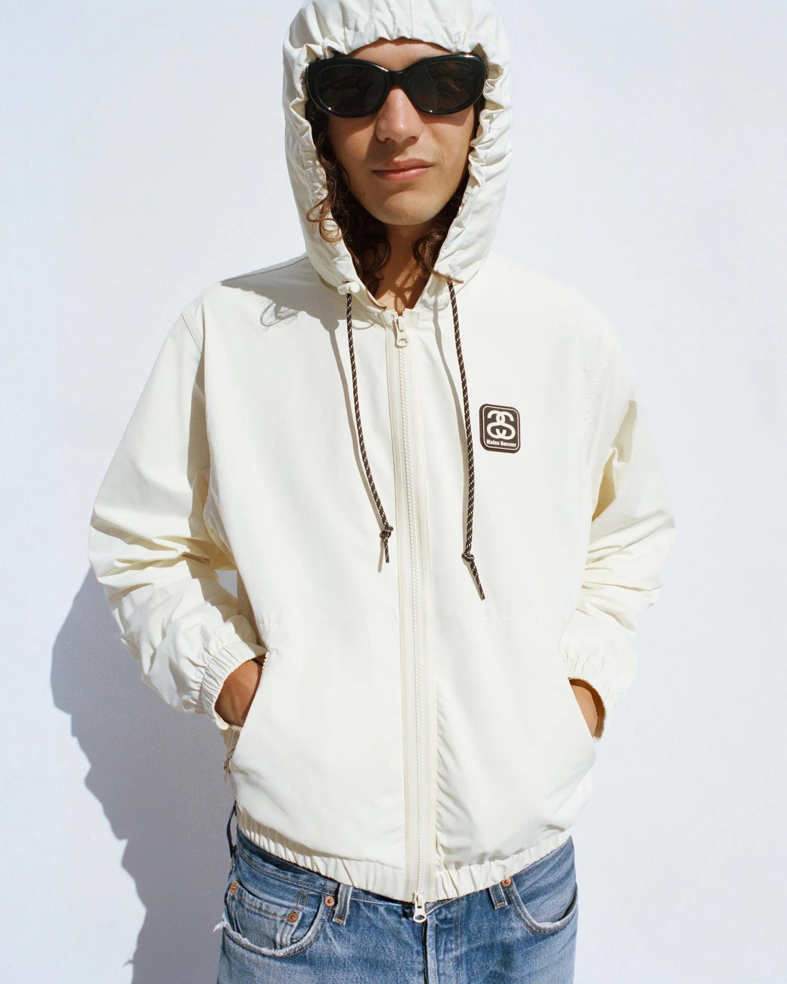 ジャケット・アウター Stussy x Wales Bonner Windbreaker \"Ivory Stussy Wales Bonner Windbreaker Jacket Ivory & Lime – Walter