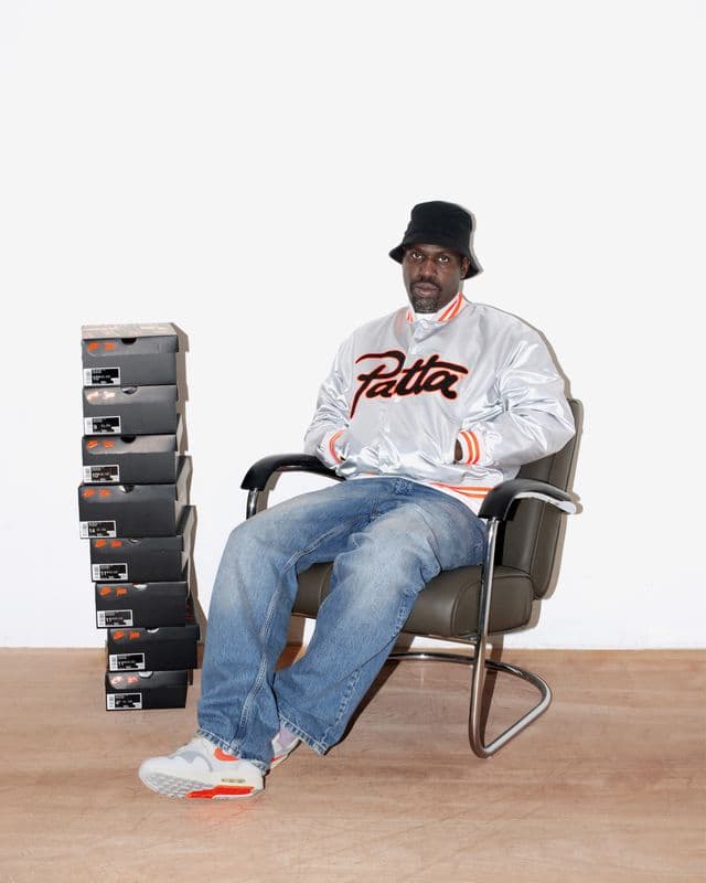 Patta x Nike Air Max 1 ’87 'White & Hyper Crimson'