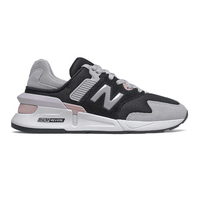 New Balance 997 Sport - Black with Light Aluminum & Space Pink
