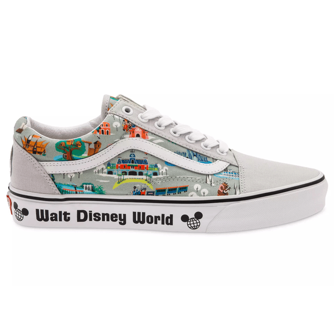Vans Old Skool Walt Disney World 50th Anniversary Park Map
