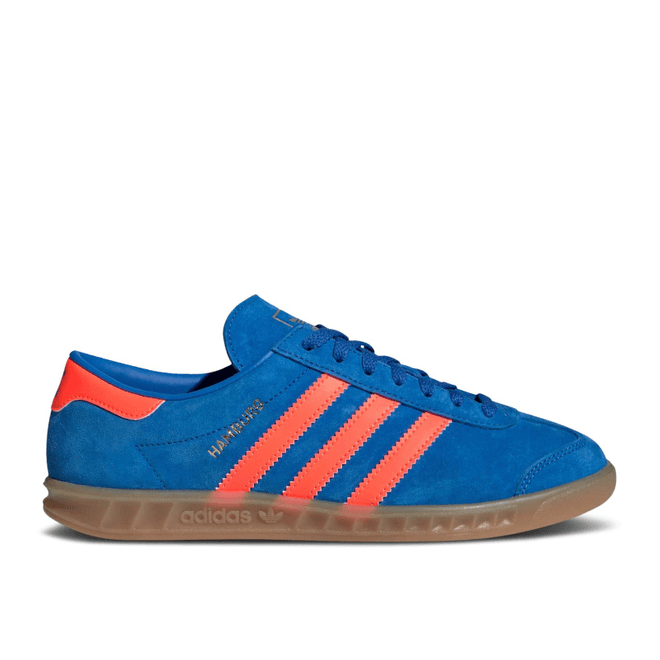 adidas Wmns Hamburg 'Blue Bird Solar Orange'