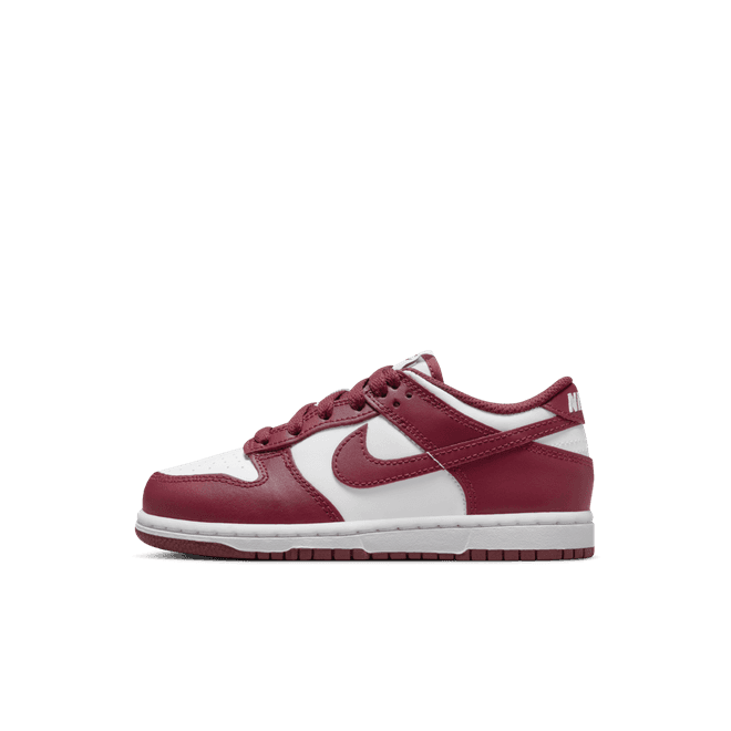 Nike Dunk Low White Gym Red Redwood (PS)