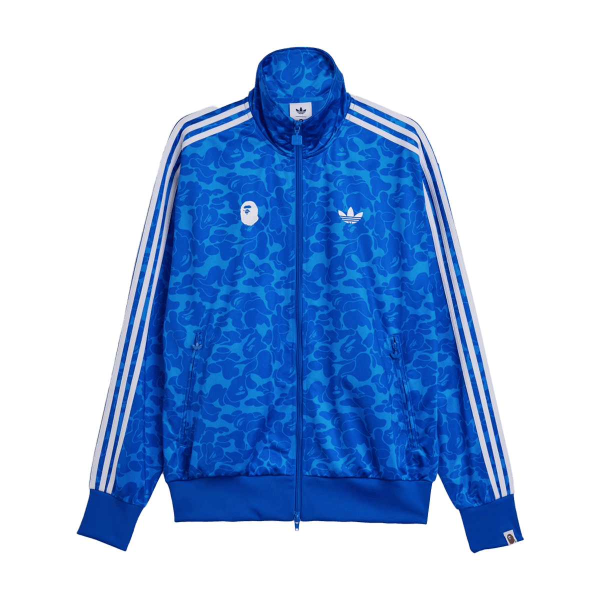 BAPE x adidas Firebird Track Top 'Blue'