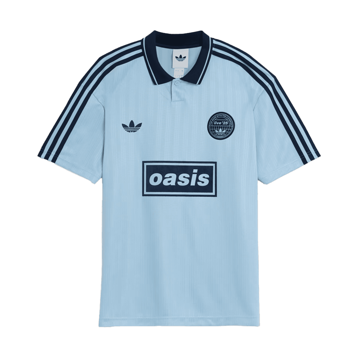 Oasis x adidas Tour Jacquard Jersey 'Clear Sky'