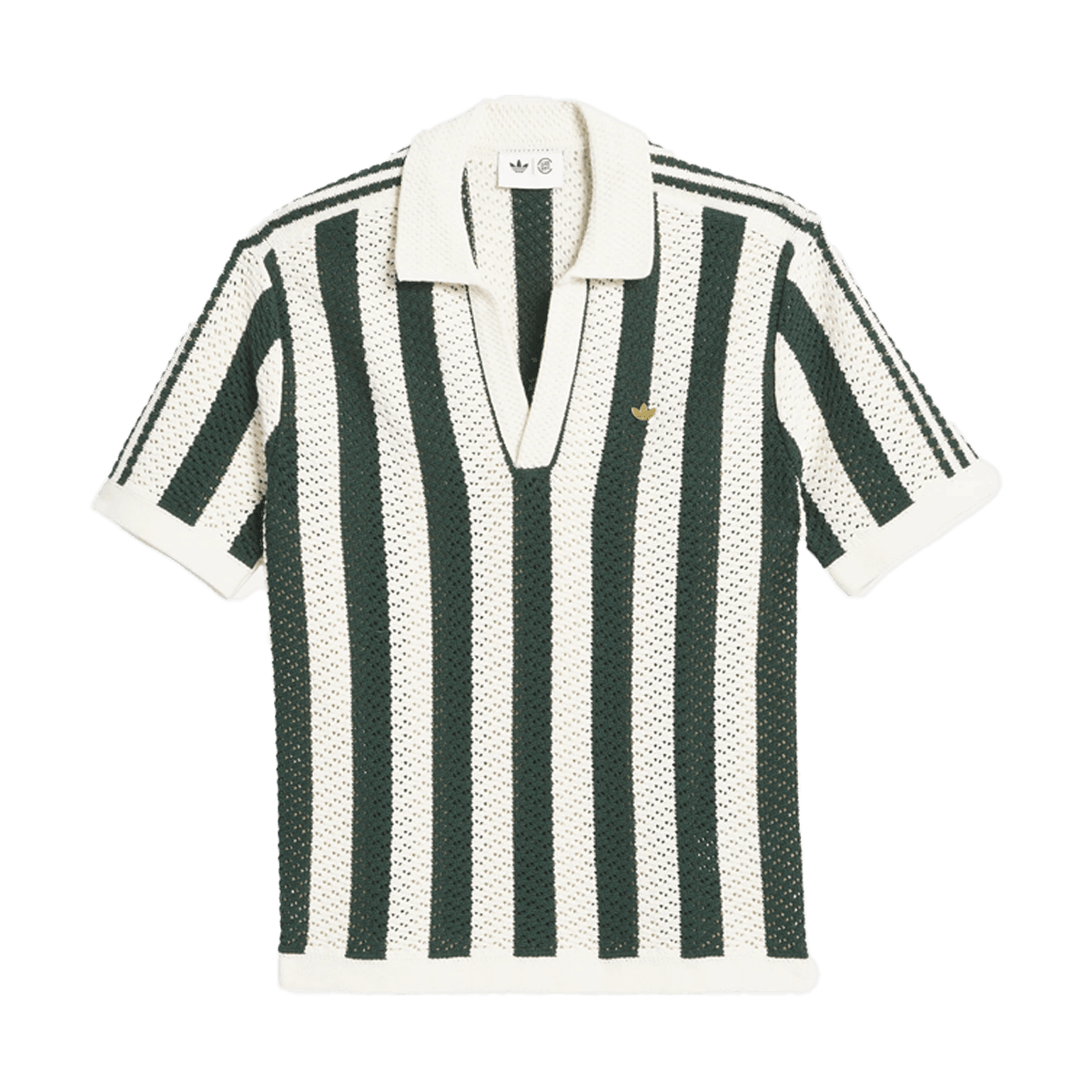 CLOT x adidas Pique Polo 'Striped Green Night'