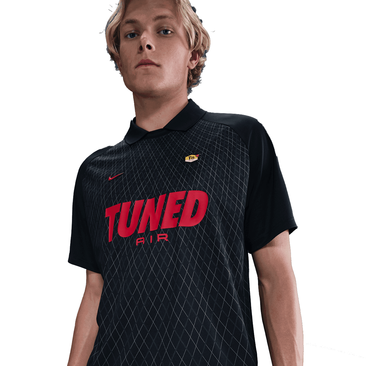 Nike Tuned Air Jersey 'Black & University Red'