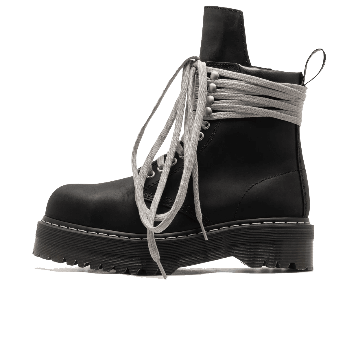 Rick Owens x Dr. Martens Quad Sole Steel Toe Boot 'Black'