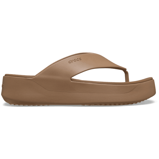 Crocs Women Getaway Platform Flips Milk Chocolate