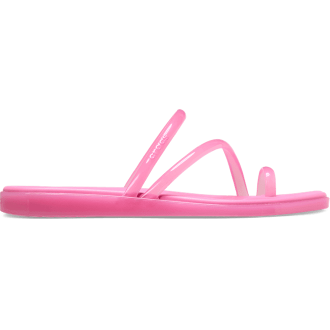 Crocs Miami Jelly Toe Loop Sandal Pink Lemonade Jelly