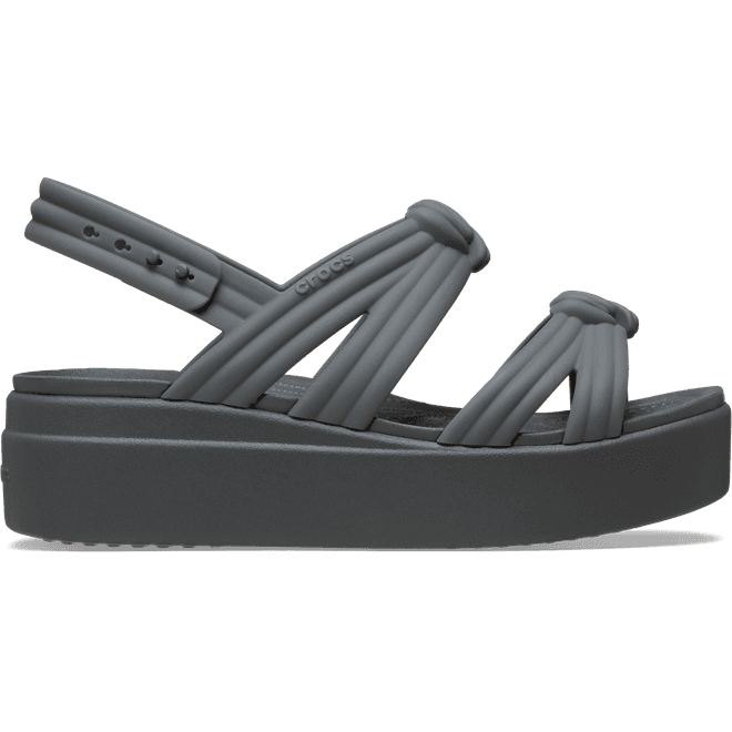 Crocs Women Brooklyn Knot Low Sandals Carbon