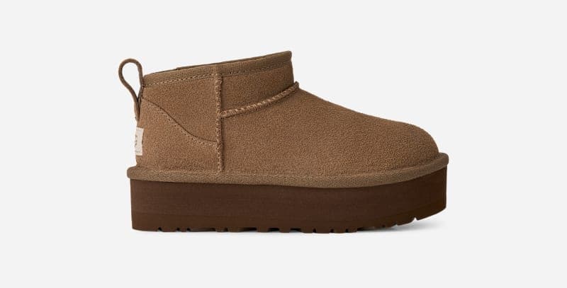 UGG® Classic Ultra Mini Platform 'Light Bronze'
