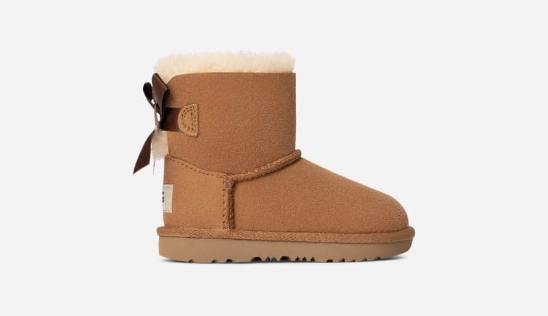UGG® Mini Bailey Bow II 'Chestnut'