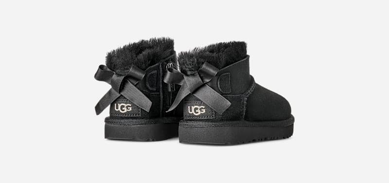 UGG® Ultra Mini Bailey Bow Boot 'Black'
