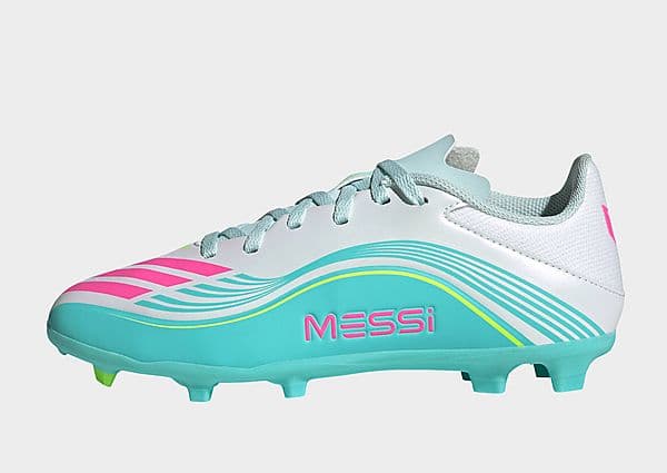 adidas F50 Messi League Firm Ground /Multi Ground Football Boots Kids 'White'