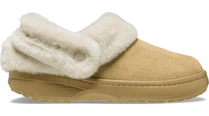 Crocs Classic Unfurgettable Vegan Suede Clogs 'Tan'