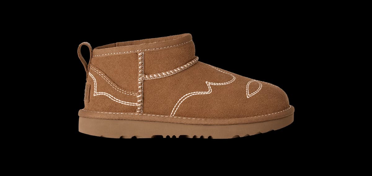 UGG® Classic Ultra Mini Western Boot 'Chestnut'