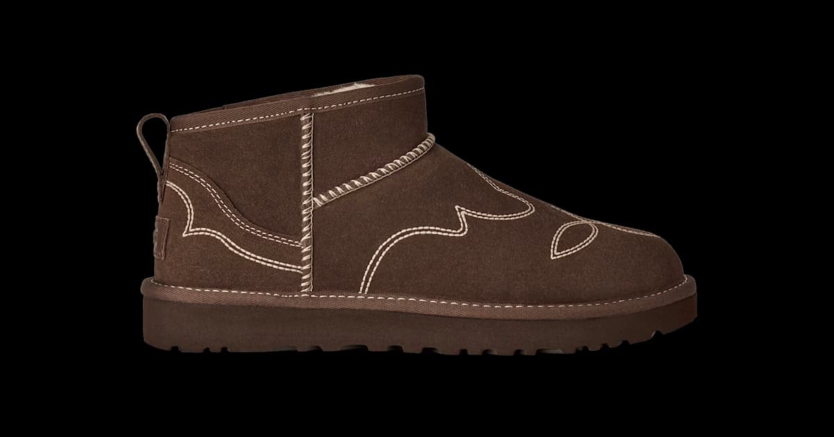 UGG® Classic Ultra Mini Western Boot 'Burnt Cedar'