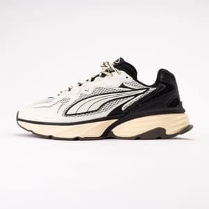 PUMA Heren Fade Nitro LS Warm White-PUMA Black