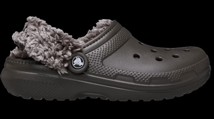 Crocs Classic Fleece Lined Clogs 'Dark Cocoa'