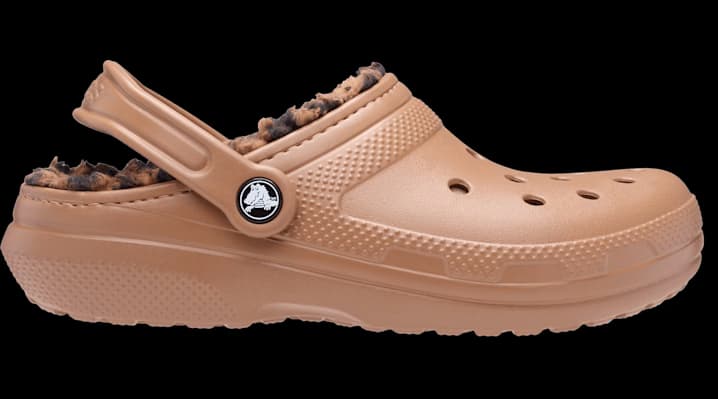 Crocs Classic Lined Animal Clogs 'Sepia'