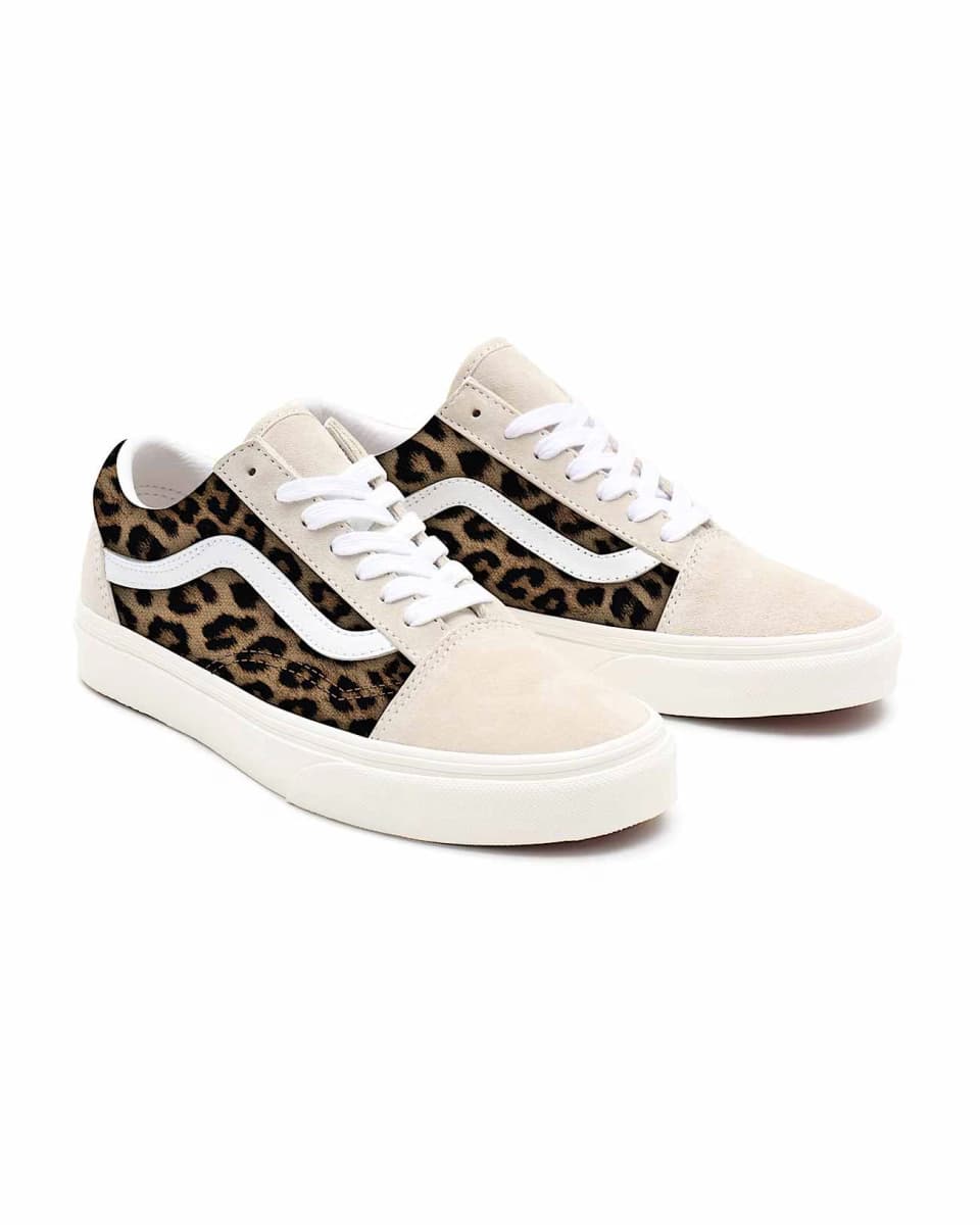 Vans Gepersonaliseerde Leopard Old Skool