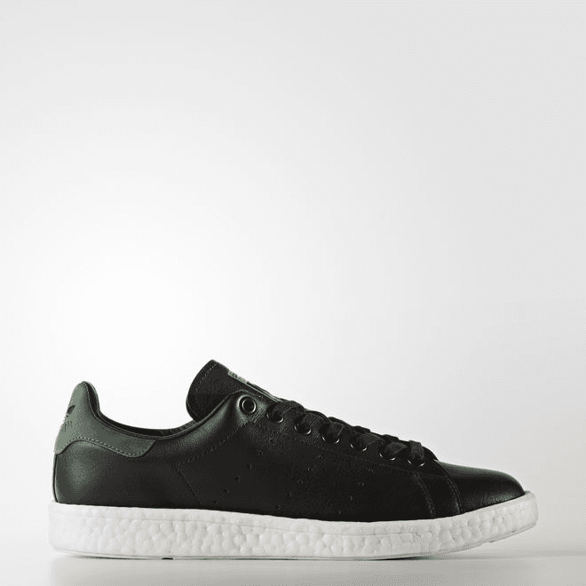 adidas Stan Smith Boost (Core Black / Core Black / Green)