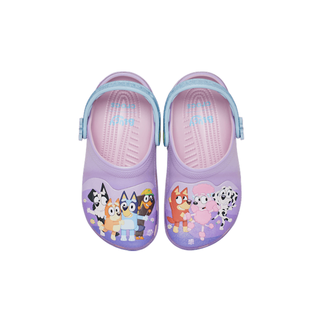 Crocs Kids Toddler Bluey Multi Pink Classic Clogs Multi