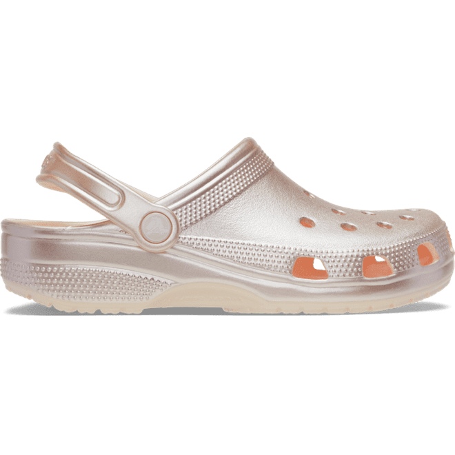 Crocs Classic Tinted Metallic Clogs Peach Ice
