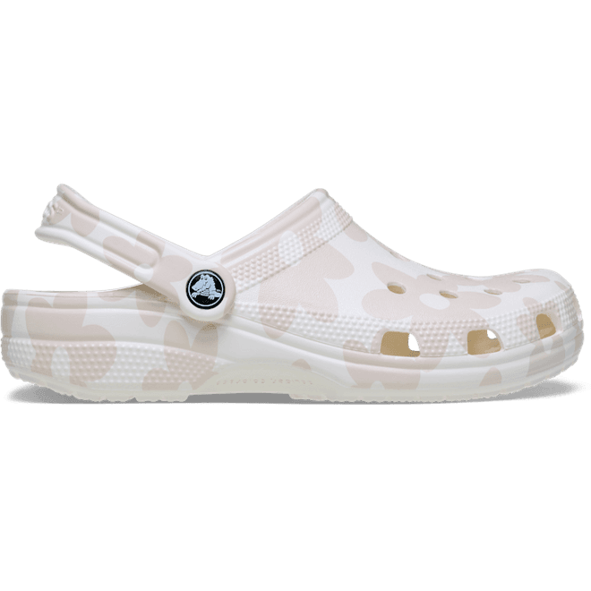 Crocs Classic Pop Petals Clogs Chalk