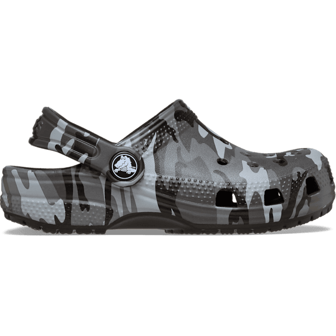 Crocs Toddler Classic Camouflage Clogs Kinder Black