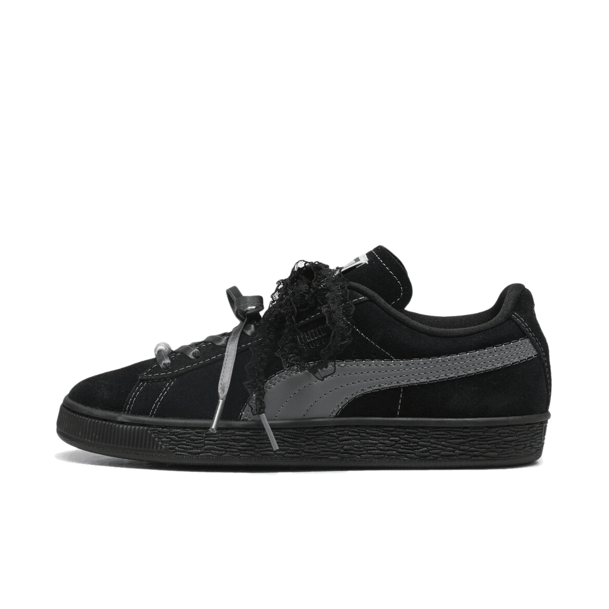 PUMA Suede 'Black' - Bloom Pack
