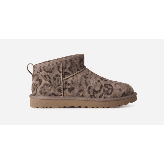 UGG® Classic Ultra Mini Spotted Boot Brown