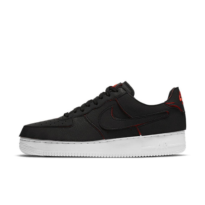 Nike Air Force 1 Low 1/1 Black Chile Red