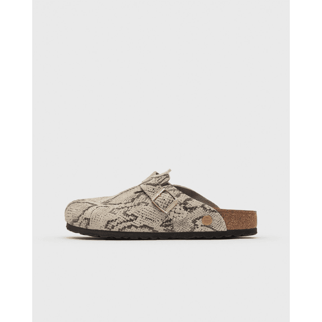 Birkenstock Boston Rivet Logo Suede Leather