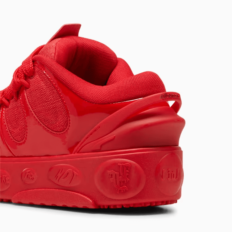 LaFrancé x Puma Hoops Amour 'For All Time Red' logo's