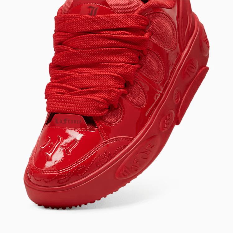 LaFrancé x Puma Hoops Amour 'For All Time Red' veters
