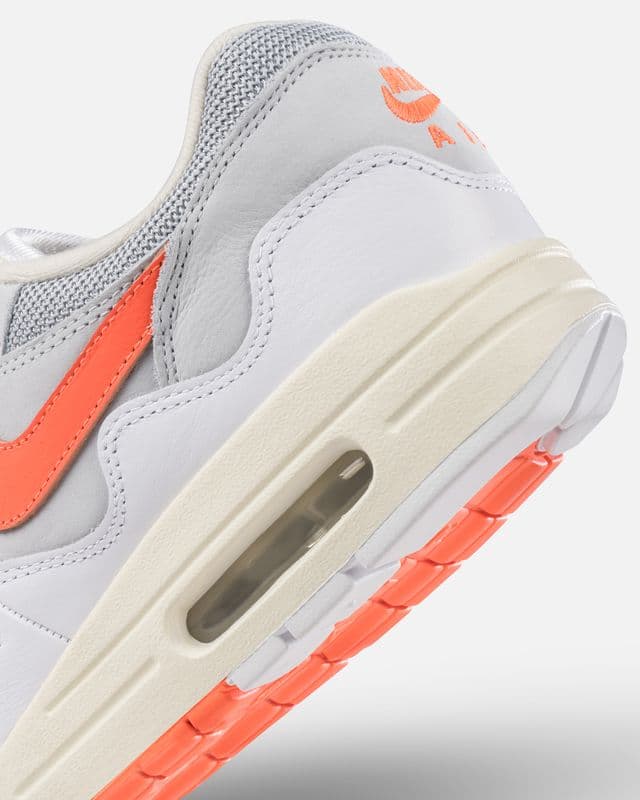 Patta x Nike Air Max 1 ’87 'White & Hyper Crimson'