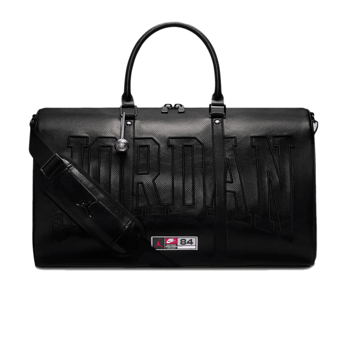 Jordan Perforated Duffel Bag 'Black' - 40L