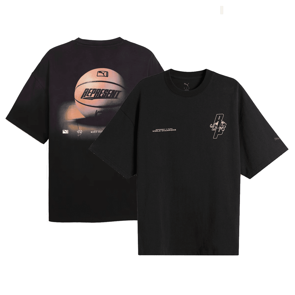 Represent x PUMA Tee Oversized 'Black'