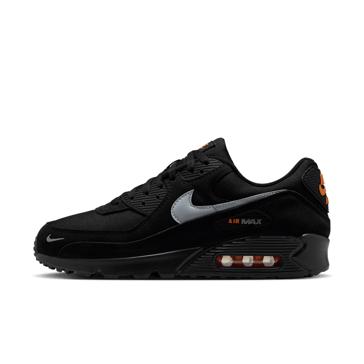 Nike Air Max 90 Mini Swoosh 'Black & Total Orange'