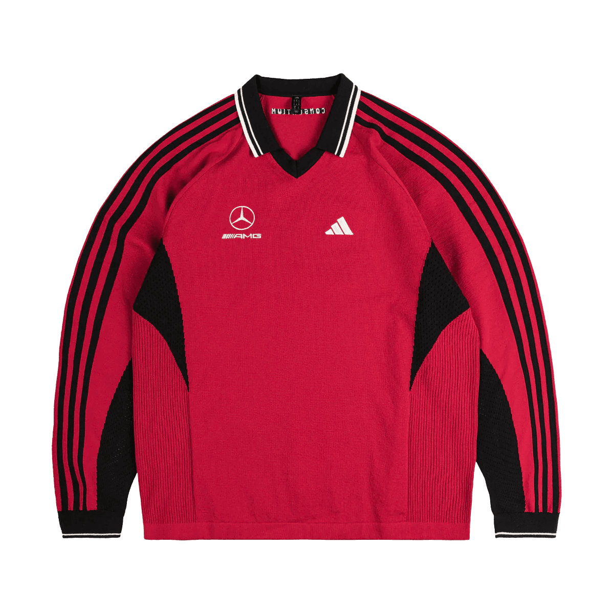 Mercedes AMG x adidas Knit Jersey Sweatshirt 'Power Red'