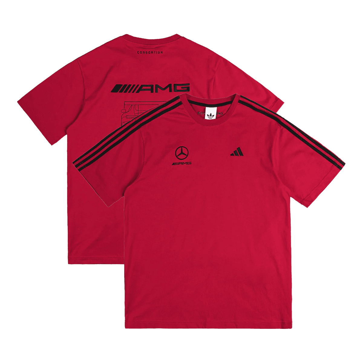 Mercedes AMG x adidas Consortium T-Shirt 'Power Red'