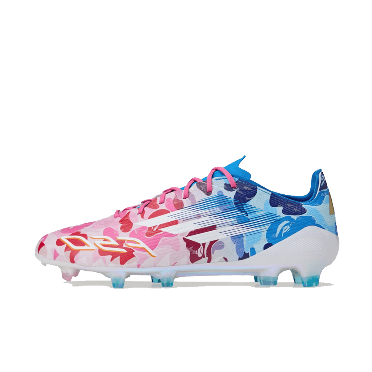 BAPE x adidas F50 Elite 'Blue & Pink'