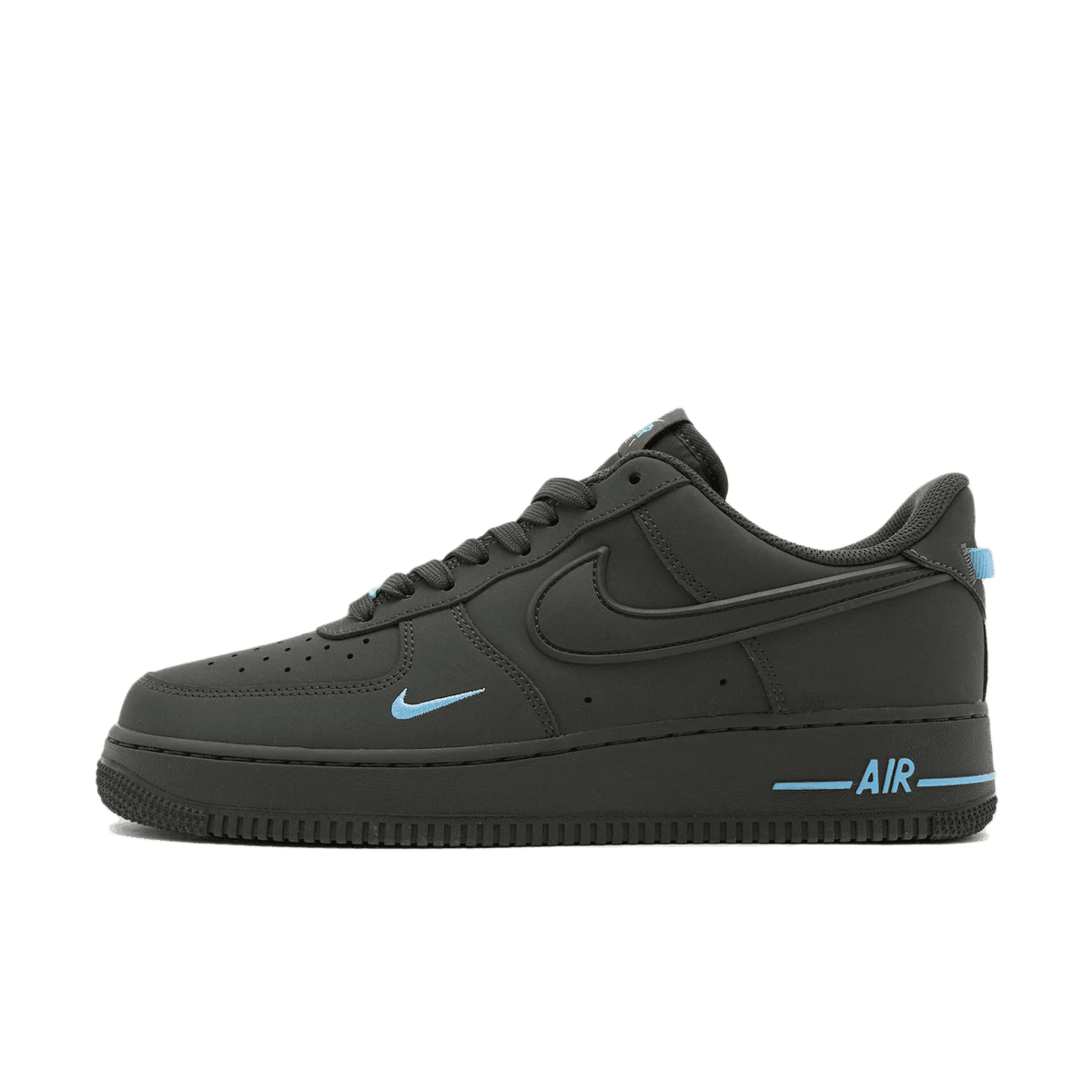 Nike Air Force 1 Low 'Black & University Blue' - JD Exclusive