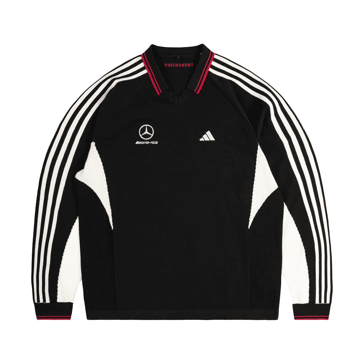 Mercedes AMG x adidas Knit Jersey Sweatshirt 'Black'