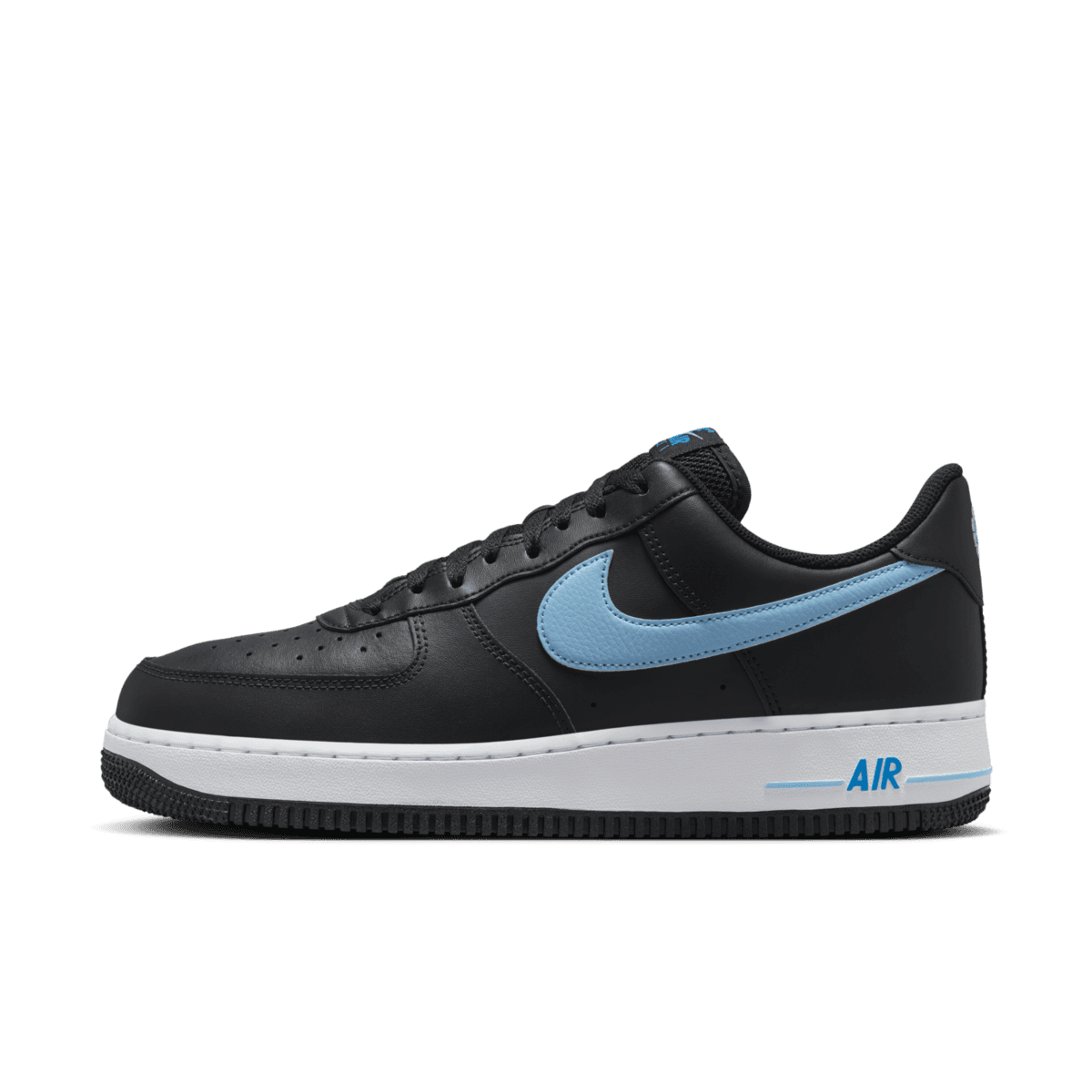 Nike Air Force 1 'Black & University Blue'