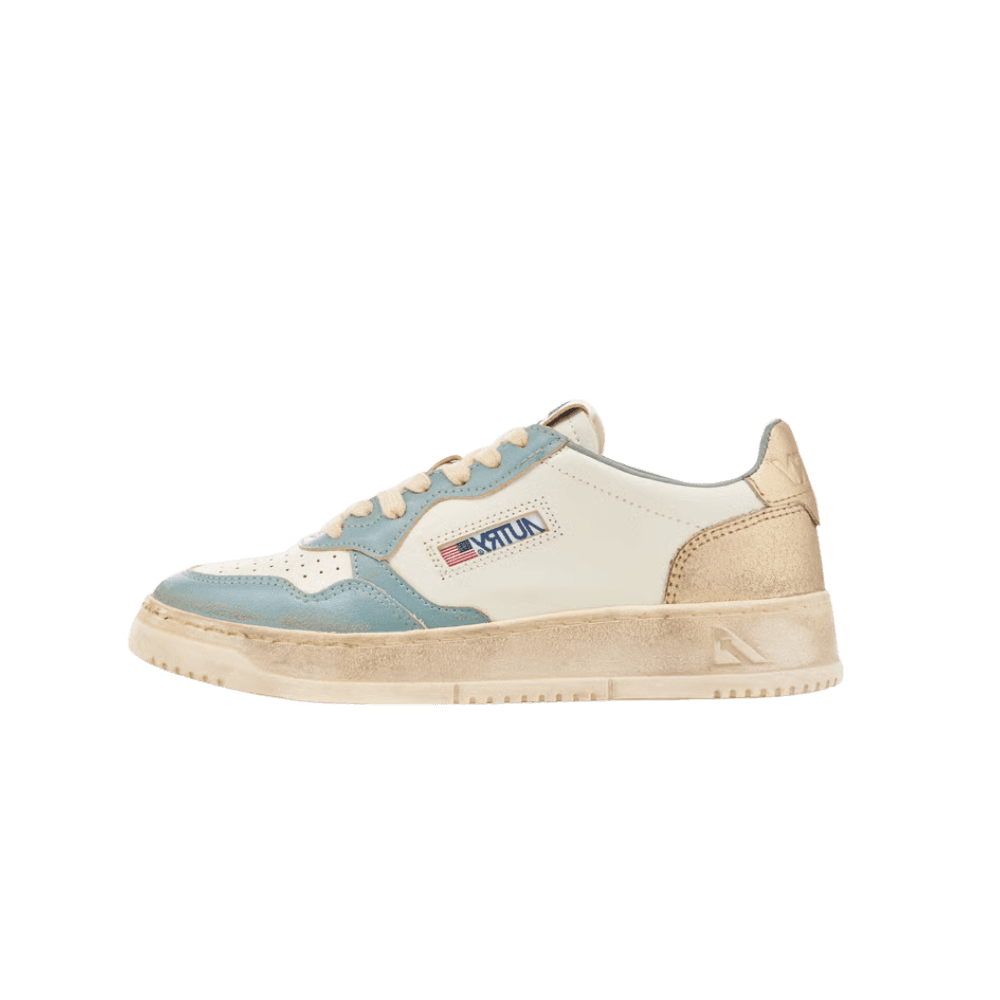 Autry Women's Medalist Low Super Vintage Leather