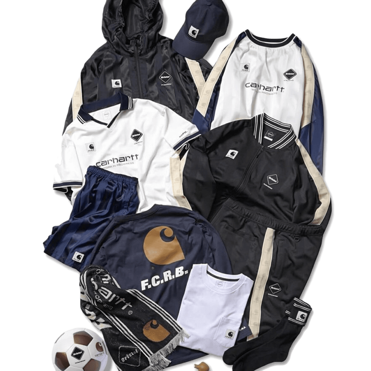 F.C.Real Bristol x Carhartt WIP Apparel Collection