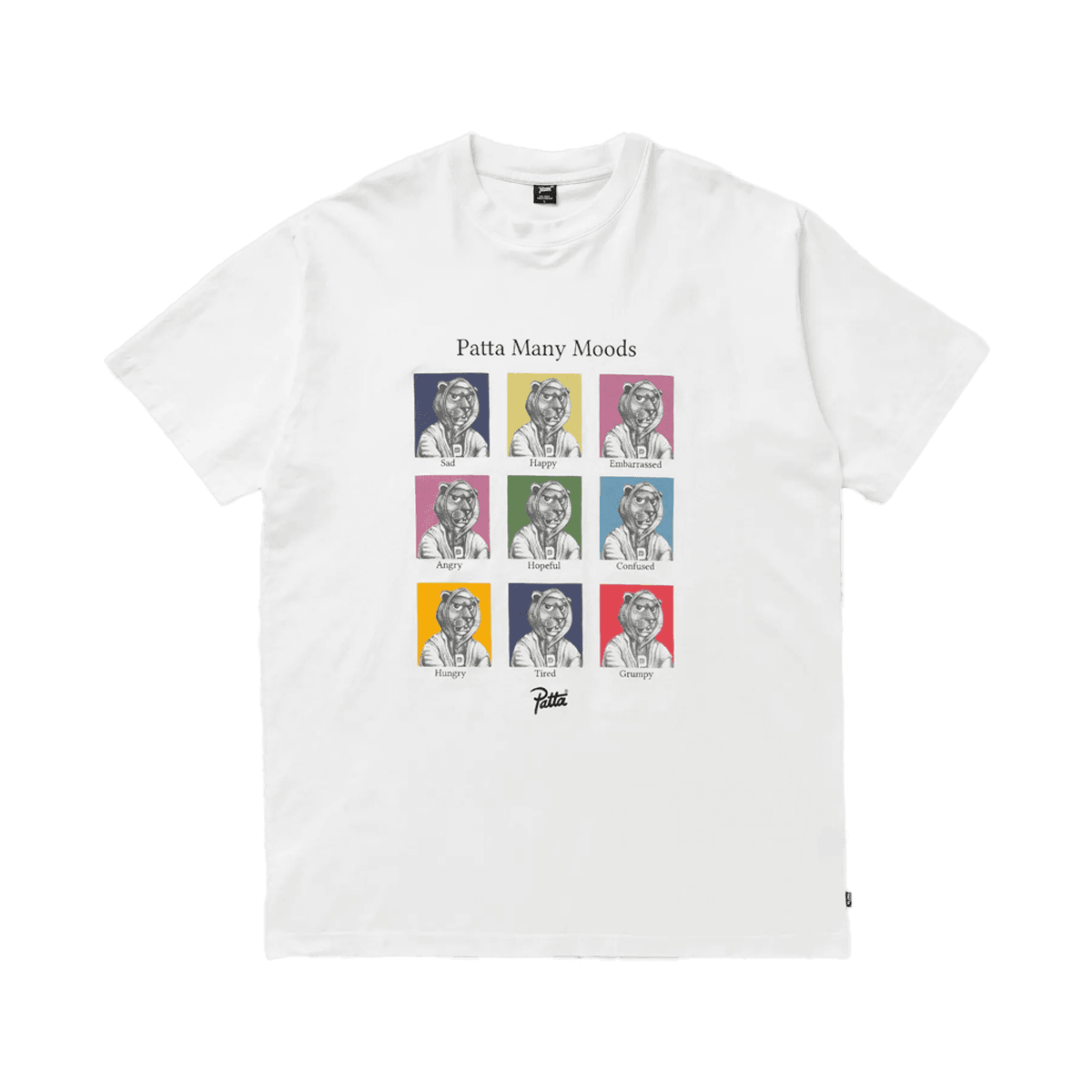 Patta T-Shirt 'Many Moods White'